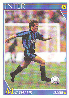 Lothar Matthaus Internazionale Milano Score 92 Seria A #130